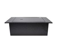 Yale YFS Coffre-Fort de Planche, Compact et Discret, Serrure à Clé Mécanique Haute Sécurité, 22x40x14 cm, Trous Pré-percés, Intérieur Doux