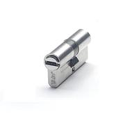 Yale YL63030HNDE Cylindre de sécurité YL6 DS Double Embrayage Levier Long Clé nickelée 30 x 30 mm