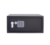Yale YLC/200/DB2 Alarme intégrée pour Ordinateur Portable 130 DB Construction en Acier Boulons de Verrouillage en Acier Clé d'urgence Fixations murales et au Sol Finition Noire