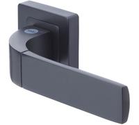 YALE - YPP7-B-PC Poignée de porte carré de 7 noir YALE - Modèle Bologna - passage clé