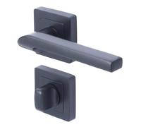 Yale Poignée de porte Sienna YPP7-S-CB carrée de 7 verrouillage bouton Noir G