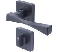 YALE - YPP7-V-CB Poignée de porte carrée de 7 noir YALE - Modele Verona - verrouillage bouton Neutre G
