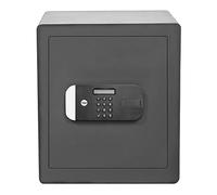 Yale YSEM/400/EG1 Coffre-Fort Haute Sécurité à Serrure Electronique 100 000 Combinaisons (Certifié SKG), A Poser et Sceller | Format 40 x 35 x 34 cm (35,5L), Anthracite