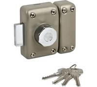 YALE - YV25DE-45 Verrou cylindre double 5 goupilles diametre 23 mm - longueur 45 mm - 4 clés - beige