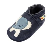 YALION Chaussures Cuir Souple Bébé Fille Garçon Chaussures Cuir Souple Premiers Pas- 24-36 Mois=XXL éléphant