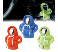 YaLiyA 3 Pièces Sweat Pommeau de Vitesse 3 Pièces Sweat Pommeau de Vitesse Mignon protecteur levier vitesse Hoodie Car Gear Shift Cover Le Cadeau Parfait pour Les Passionnés d'Automobiles
