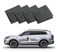 YALiya 4 Pièces Nano Sparkle Cloth, Chiffon de Nettoyage Nano Magic, Facile à Utiliser et Efficace, pour Enlever les Taches et Efface Rayures Mineures Voitur