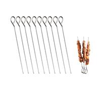 YALiya 40 Pièces Aiguilles à Roulade, Pique Brochette, Brochettes Inox, Roulades de Bœuf, Broche Kebab, Pique a Brochette, Pour les Barbecues, les Fruits de Mer, les légumes, les Fruits et les Snacks