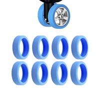 YaLiyA 8 Pièces Housses de Protection de Roue de Bagage Housse de Protection pour Roues de Valise En Silicone Réduit Le Bruit Couvre-roue Bagage À Main Protège-Roue pour Plupart des Bagages