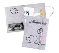 YALiya Protège Carnet de Santé, Couverture Carnet de Santé Bébé, Couverture de Maternité, Peut Placer Artes D'assurance, Photos Échographiques, Cartes de Vaccination, Cadeaux pour les Futures Mamans