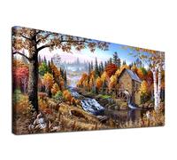 YALKIN Kit de peinture diamant 5D pour adultes, grand ensemble de peinture diamant à faire soi-même pour la maison, mur et cadeaux, 40 x 70 cm