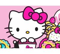 YALKIN Kit de peinture diamant 5D pour adultes - Motif Hello Kitty - 30 x 40 cm - Peinture par numéro