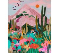 YALKIN Kit de peinture par numéros pour adultes, peinture par numéros sur toile, sans cadre, peinture à l'huile colorée, peinture acrylique, décoration murale d'intérieur