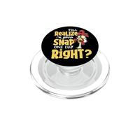 Yall Do Realize I'm Gonna Snap One Day Right - Chicken Lover PopSockets PopGrip pour MagSafe