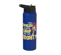 Yall Do Realize I'm Gonna Snap One Day Right - Chicken Lover Stainless Steel Insulated Water Bottle