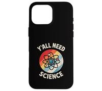 Y'all Need Science Retro Atom Coque pour iPhone 16 Pro Max