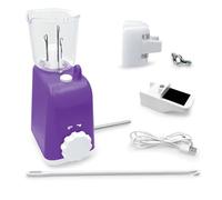 Yallmie Machine à Tricoter Électrique, Tricotin Automatique avec Accessoires, Tricotin Electrique Charge USB Machine Tricoter, Machine a Crochet Automatique pour DIY Amateurs et Débutants (Violet)