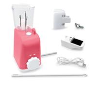 Yallmie Machine à Tricoter Électrique, Tricotin Automatique avec Accessoires, Tricotin Electrique Charge USB Machine Tricoter, Machine a Crochet Automatique pour DIY Amateurs et Débutants (Rose)