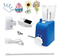 Yallmie Machine à Tricoter Électrique, Tricotin Automatique avec Accessoires, Tricotin Electrique Charge USB Machine Tricoter, Machine a Crochet Automatique pour DIY Amateurs et Débutants (Bleu)