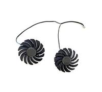 YALLS 2PCS 87MM PLD09210S12HH RTX3060 Ti GPU Ventilateur Compatible for MSI RX 6700 XT GTX1650 1660 Super RTX 2060 RTX 3060 RTX3070 Ventus Ventilateurs De Refroidissement