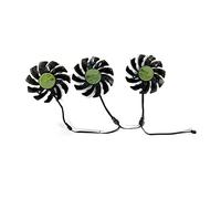 YALLS 3 pièces 78mm T128010SU PLD08010S12HH 4PIN Fan Compatible for Gigabyte Compatible for AORUS GTX 1080 1070 Ti Ventilateurs de Jeu Ventilateur de Carte vidéo Ventilateurs de Refroidissement (Colo