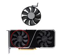 YALLS DAPC0815B2UP004 DAPC0815B2UP005 Compatible for GeForce RTX 3070 RTX3070 Founders Edition FE Ventilateur de Refroidissement de Remplacement de Carte Graphique (Color : DAPC0815B2UP004)