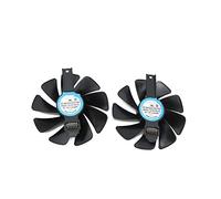 YALLS FD10015M12D FDC10H12D9-C 95mm RX5700XT Ventilateur Refroidisseur Compatible for Sapphire RX 5700 XT Nitro + Ventilateur de Carte vidéo édition spéciale (Color : 6Pin 2PCS)