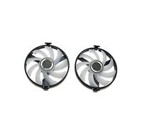YALLS FDC10U12S9-C Refroidisseur Ventilateur Remplace Compatible for XFX Radeon RX 470 480 580 RX580 RX480 RX470 Edition Crimson Carte Graphique Ventilateur De Refroidissement (Color : Red Light 2PCS