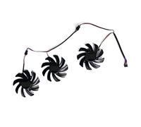 YALLS Nouveau 3PCS 85MM 4PIN 0.45A FDC10H12S9-C Radeon RX 6700 XT GPU Ventilateur Compatible for XFX Compatible for Speedster SWFT 309 Radeon RX 6700 XT 12GO Ventilateurs De Refroidissement (Color :