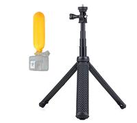 YALLSAME Perche à selfie en aluminium et poignée flottante pour caméra d'action GoPro Hero 11 10 9 8 7 6 5 4 3 Max AKASO SJCAM DJI OSMO - Utilisé comme perche télescopique monopode