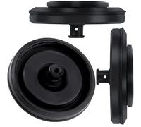 YALOJE Lot de 3 joints de valve de remplissage de toilettes, joints de valve de chasse d'eau en caoutchouc, faciles à installer pour modèles Fluidmaster 200, 747 et 400, noir