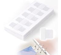 YALOJE Lot de 300 feuilles d'autocollants convertisseurs de feuilles de recharge pour classeur - Autocollants transparents pour papier non perforé, étiquettes autocollantes pour bureau, scrapbooking