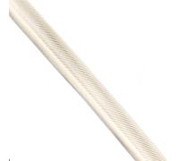 Yalulu 20 yards Bande passepoilée élastique avec cordon passepoilé, garniture de cordon à lèvres, ruban passepoilé à coudre pour sangle, vêtement, couture, coupe, accessoires de rembourrage (beige)