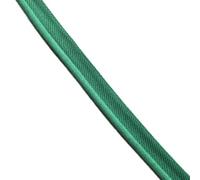 Yalulu 20 yards Bande passepoilée élastique avec cordon passepoilé, garniture de cordon à lèvres, ruban passepoilé à coudre pour sangle, vêtement, couture, coupe, accessoires de rembourrage (vert)