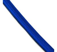 Yalulu 20 yards Bande passepoilée élastique avec cordon passepoilé, garniture de cordon à lèvres, ruban passepoilé à coudre pour sangle, vêtement, couture, coupe, accessoires de rembourrage (bleu)