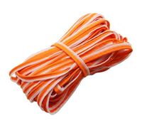 Yalulu Bande passepoilée réfléchissante, 20 m, pour vêtements, sacs et sacs à main, orange