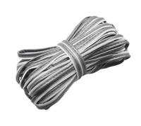 Yalulu Bande passepoilée réfléchissante pour bordures, ruban passepoil pour vêtements, sacs et sacs à main (gris)