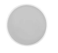 Yalulu Soucoupe en silicone en forme de moule, plateau en résine époxy, moules en résine UV, moule en silicone pour bricolage, décoration de table (ronds de 14 cm)