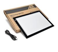 YALURUITablette Lumineuse - A3 Lumineuse Dessin LED pour Diamond Painting, Esquisser, Artistes Animations