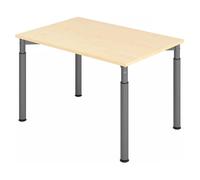 YAMA 12 G | Bureau 120 x 80 réglable en hauteur Érable/Graphite