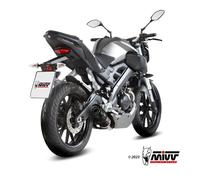 Y.047.LXBC - Système d'échappement complet Mivv GP Noir YAMAHA MT-125 (15-19)
