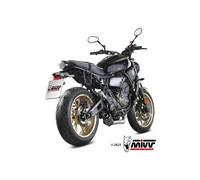 Mivv Hr-1 Yamaha Xsr 700 2021-24 Homologated Full Line System Argenté Homologated