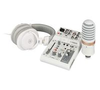 Yamaha AG03MK2 Pack, table de mixage, microphone et casque, blanc