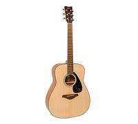 YAMAHA FG800 Naturelle Mate - Guitare acoustique avec une sonorité riche et authentique pour débutants - Guitare 4/4 - incluant un Bon Cadeau pour 2 Leçons en Ligne avec la Yamaha Music School