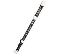 YAMAHA - Flûte à bec ténor 304B ans n Do, Doigté baroque, Résine ABS, 3 pièces, C/C# double clés, Repose-pouce, Marron foncé