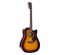 Yamaha - FX370CTBS - Guitare Electro-Acoustique à Pan Coupé - Tobacco Brun Sunburst