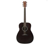 YAMAHA FX400 Guitare Électro-Acoustique - Corps Dreadnought, Diapason 25", Espacement des Cordes Réduit, Barrage Sculpté, Préampli System-75 avec Capteur et Accordeur - Smoky Black