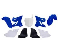 YAMAHA Kit Plastiques Carénages Restyling YZ 125 250 2002-2014 Bleu Blanc RTech