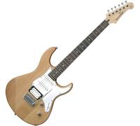Yamaha Pacifica 112V Guitare électrique pour débutants et confirmés, avec deux cours en ligne avec un professeur de la Yamaha Music School, en jaune satin naturel