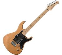 Yamaha Pacifica 112VMX Guitare électrique pour débutants et confirmés, avec deux cours en ligne avec un professeur de la Yamaha Music School, en jaune satin naturel